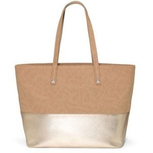 Stella & Dot Bond Street Metallic tote 👜